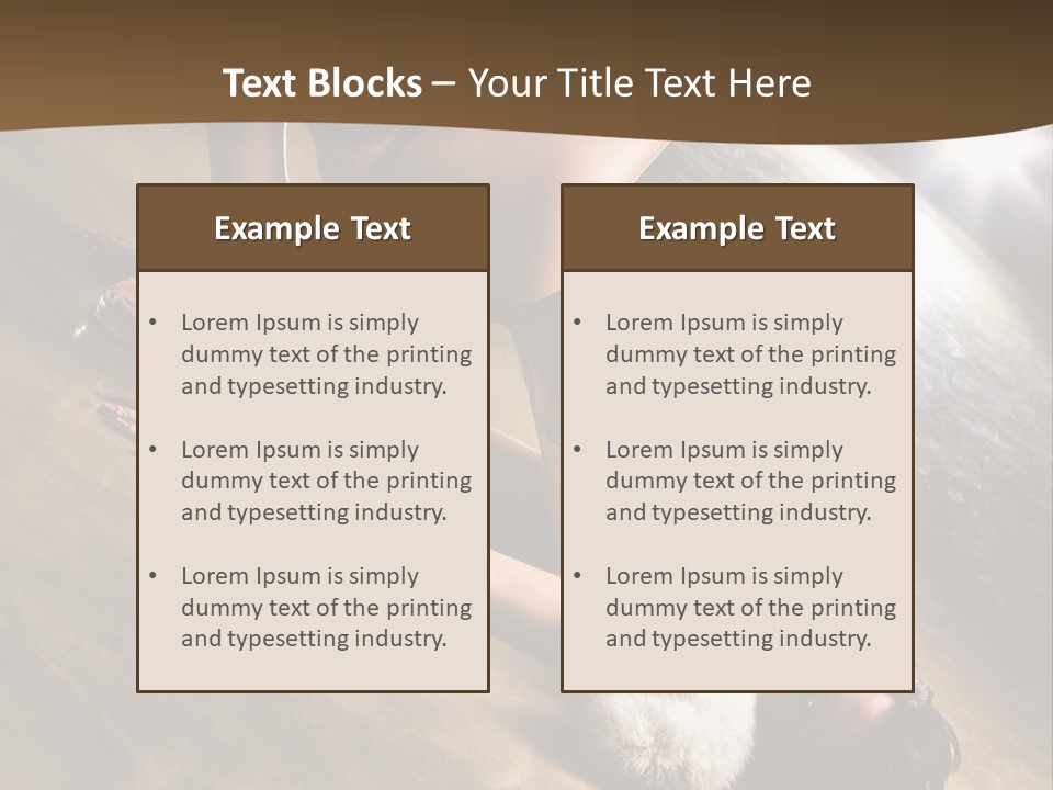 Perfect Angle Fashion PowerPoint Template