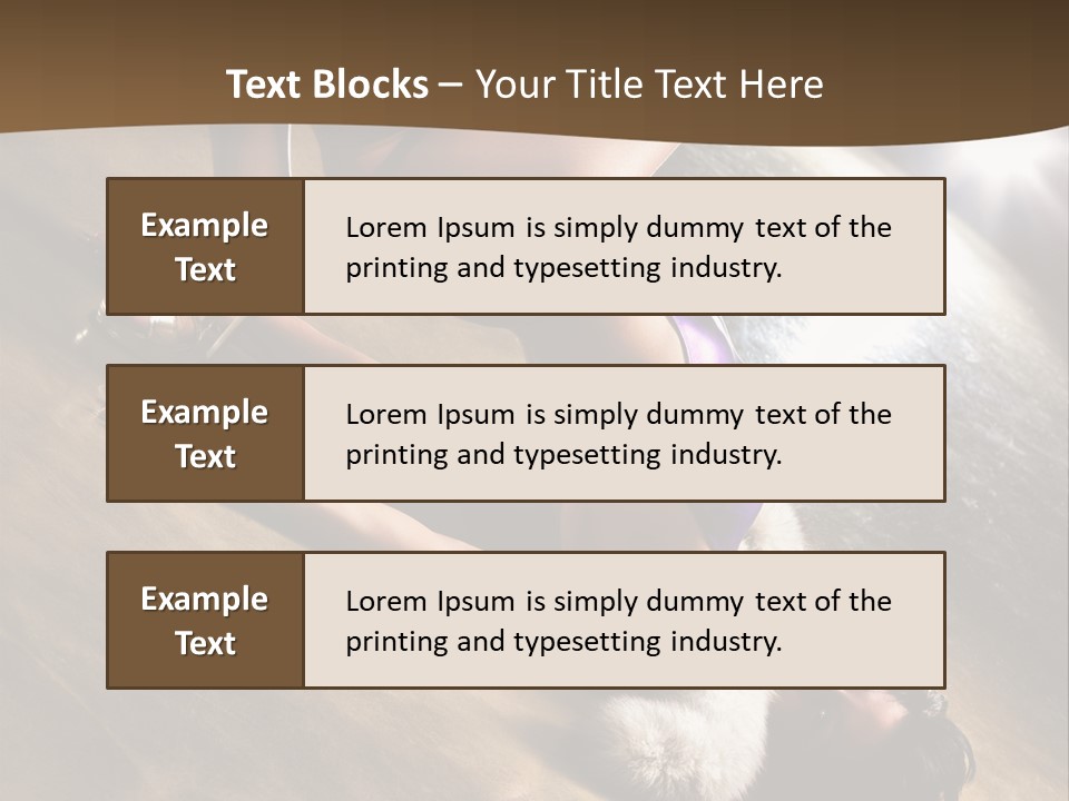 Perfect Angle Fashion PowerPoint Template