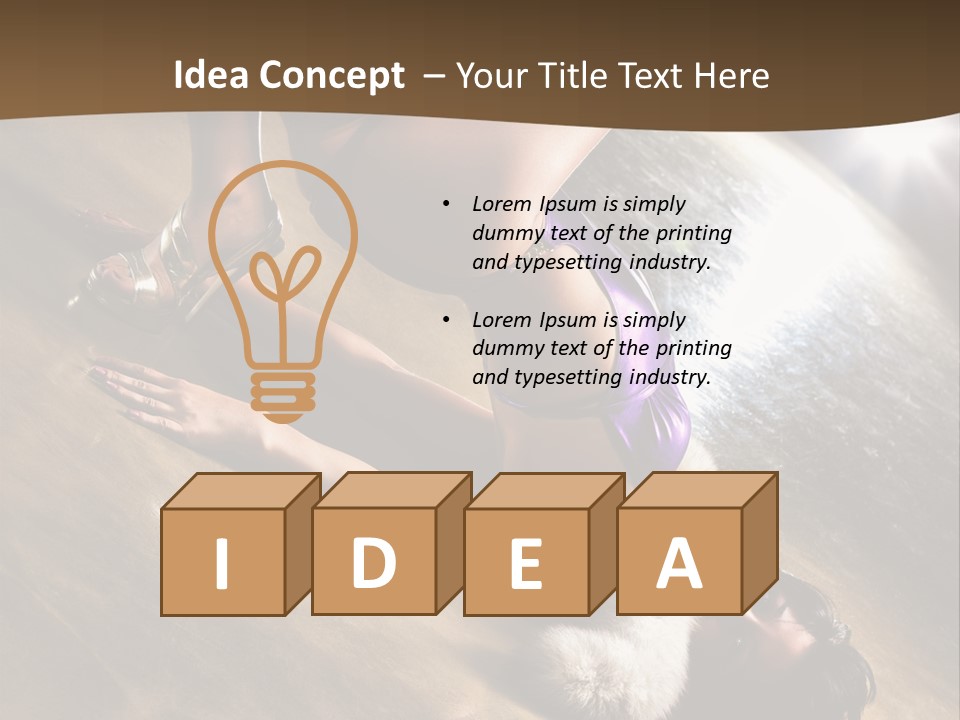 Perfect Angle Fashion PowerPoint Template