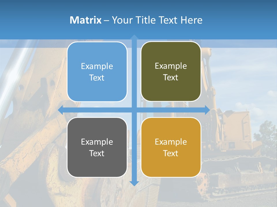 Construction Equipment PowerPoint Template