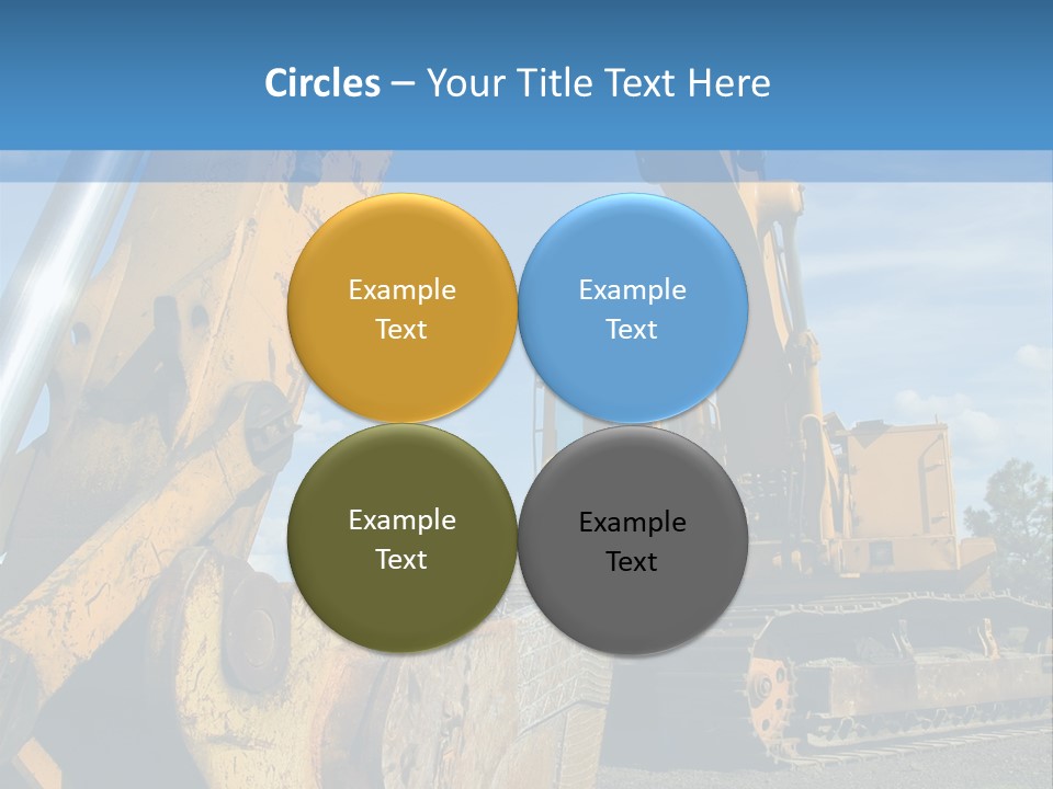 Construction Equipment PowerPoint Template