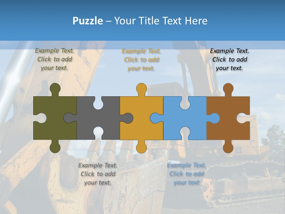 Construction Equipment PowerPoint Template