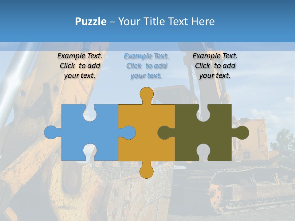 Construction Equipment PowerPoint Template