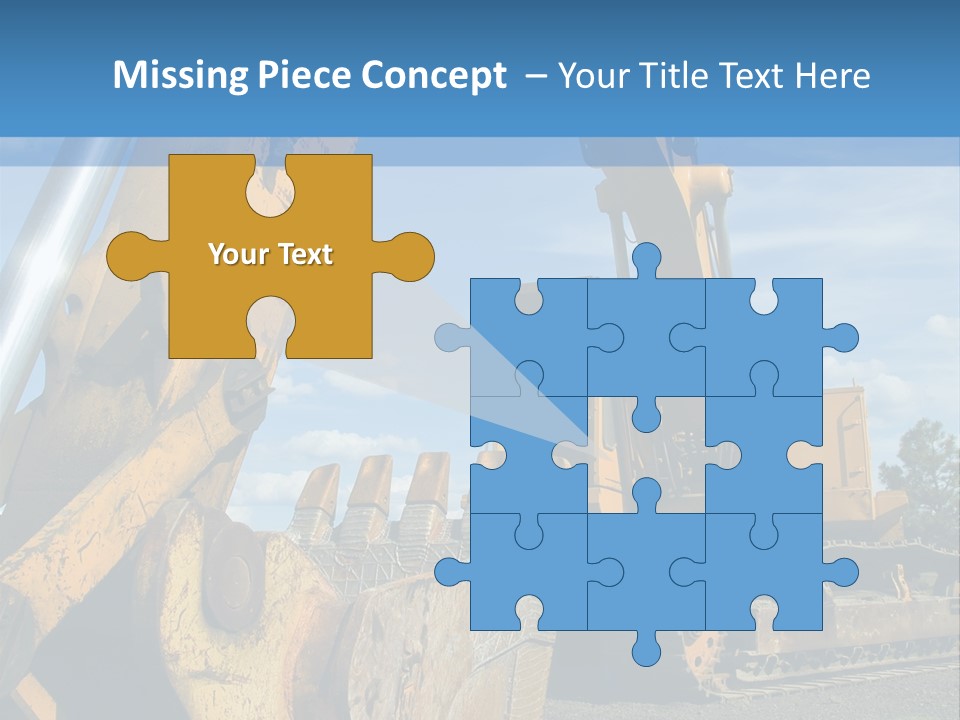 Construction Equipment PowerPoint Template