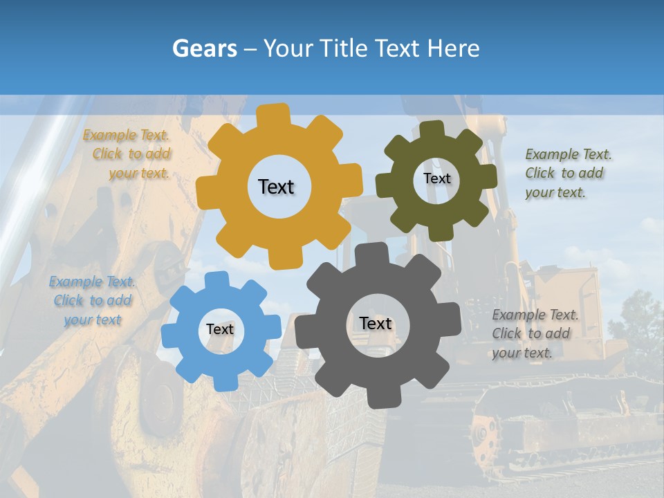 Construction Equipment PowerPoint Template