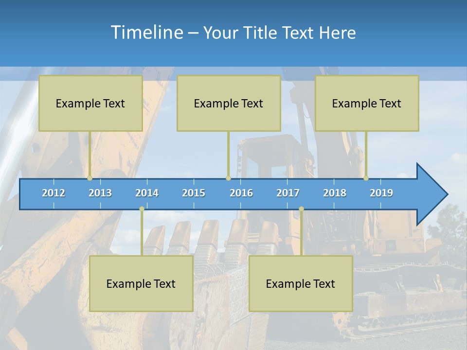 Construction Equipment PowerPoint Template