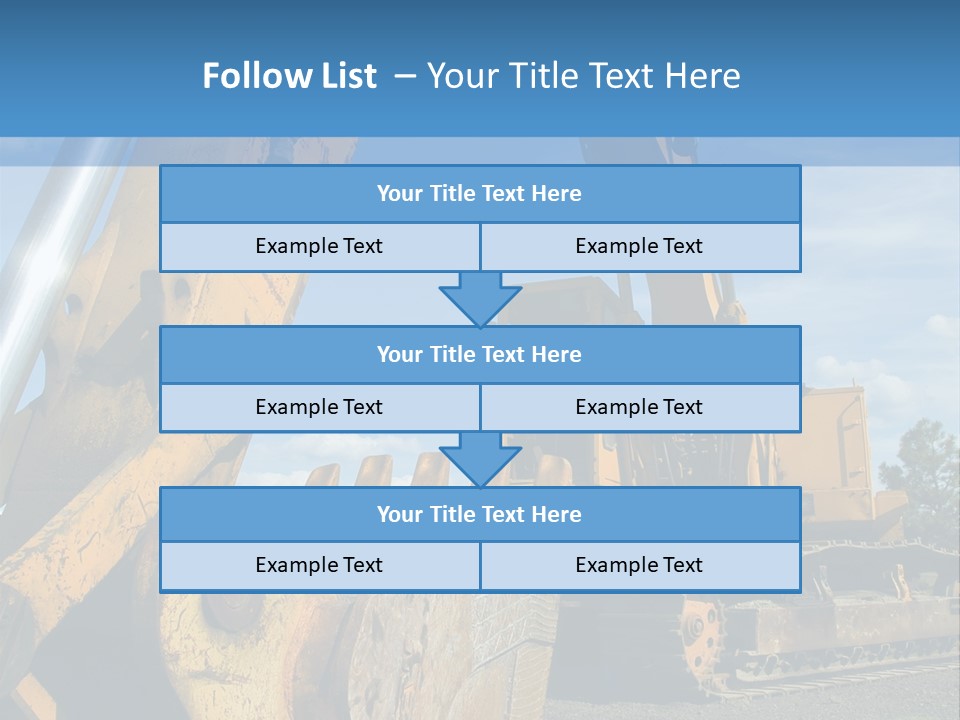 Construction Equipment PowerPoint Template