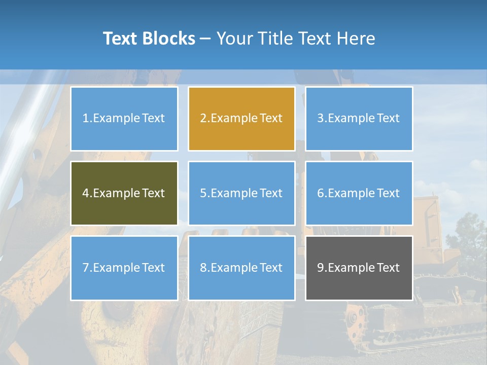 Construction Equipment PowerPoint Template