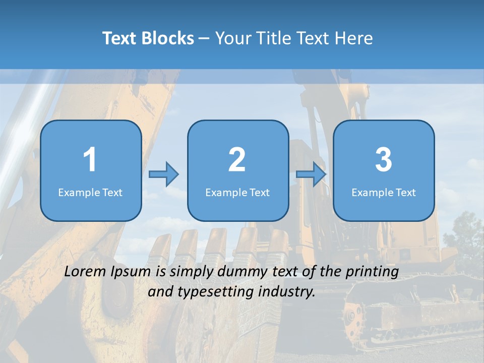 Construction Equipment PowerPoint Template