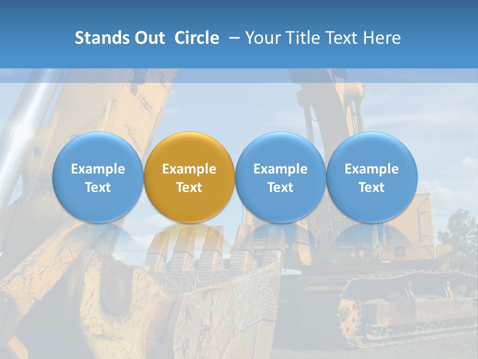 Construction Equipment PowerPoint Template