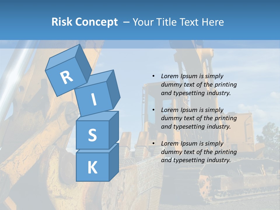 Construction Equipment PowerPoint Template