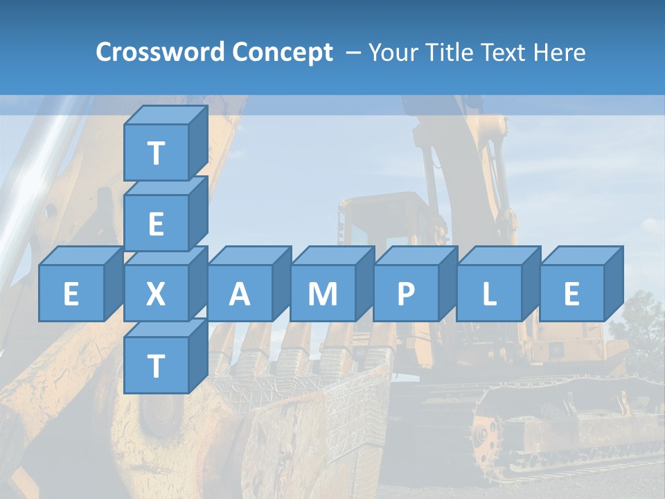 Construction Equipment PowerPoint Template