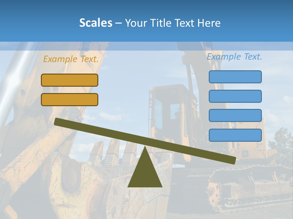 Construction Equipment PowerPoint Template