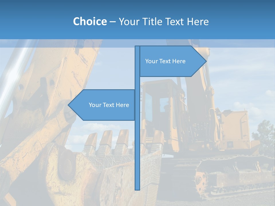 Construction Equipment PowerPoint Template
