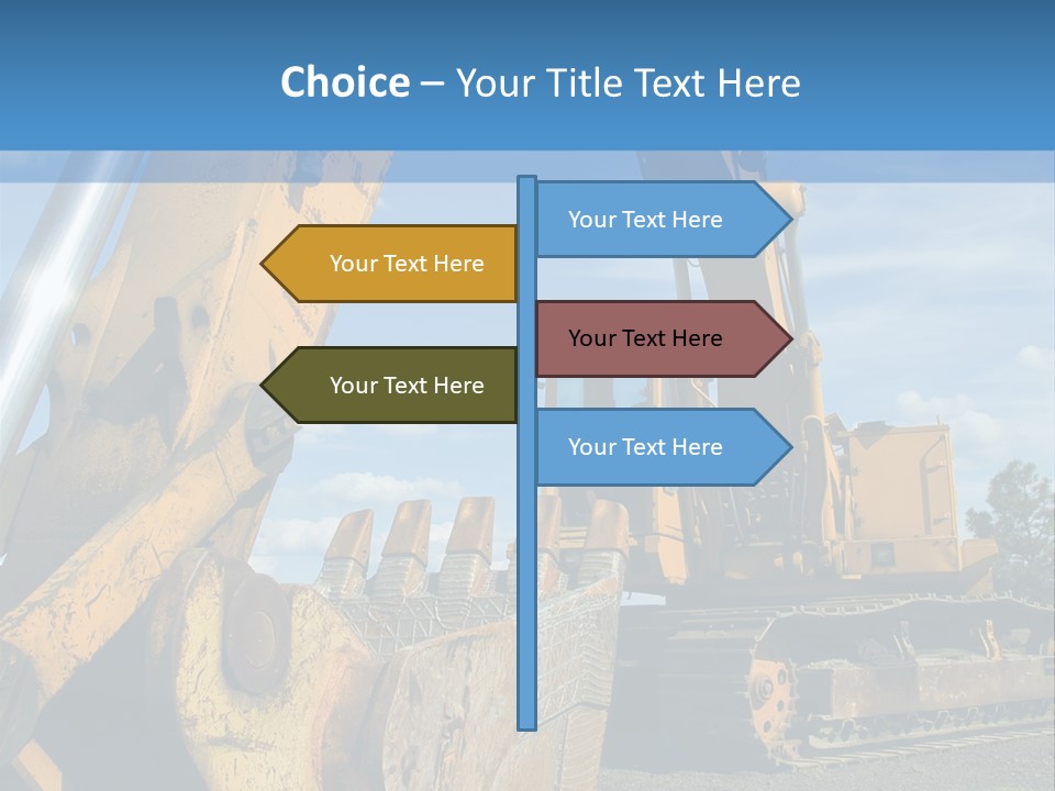 Construction Equipment PowerPoint Template