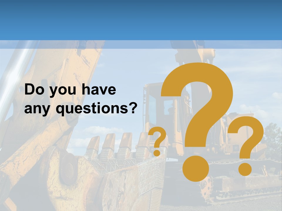 Construction Equipment PowerPoint Template