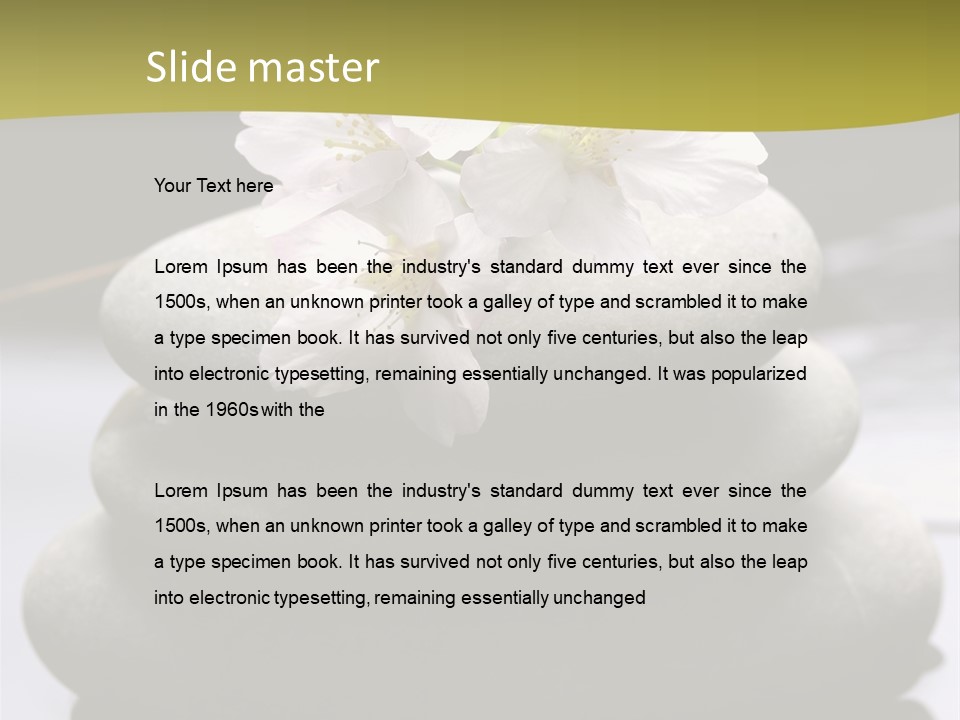 Health Leisure Relax PowerPoint Template