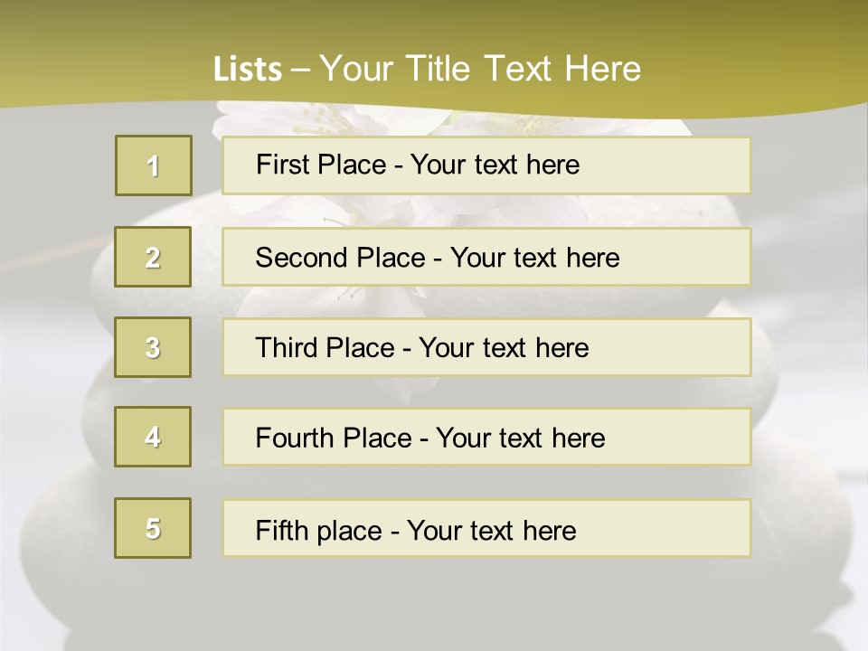 Health Leisure Relax PowerPoint Template