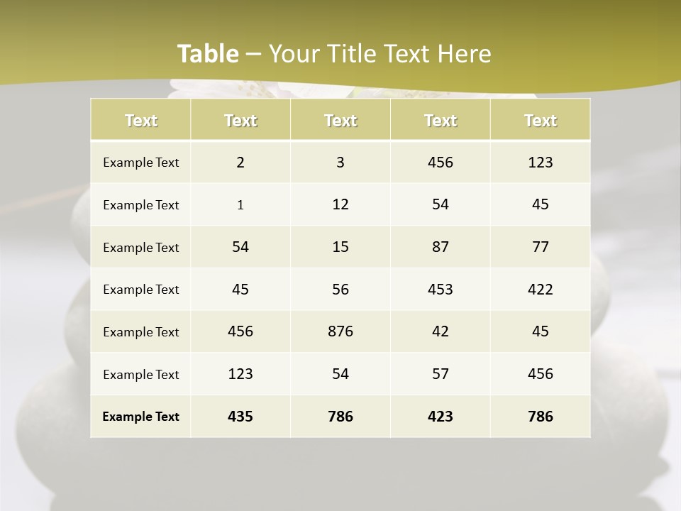 Health Leisure Relax PowerPoint Template