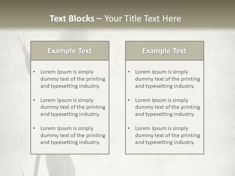 Old Stripes Natural PowerPoint Template