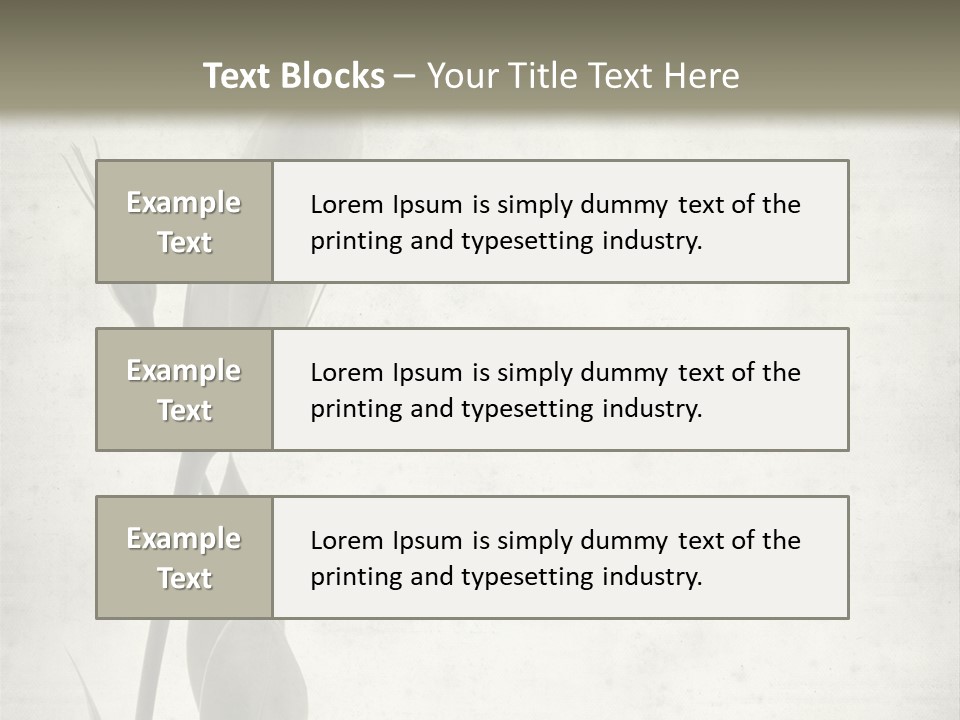 Old Stripes Natural PowerPoint Template