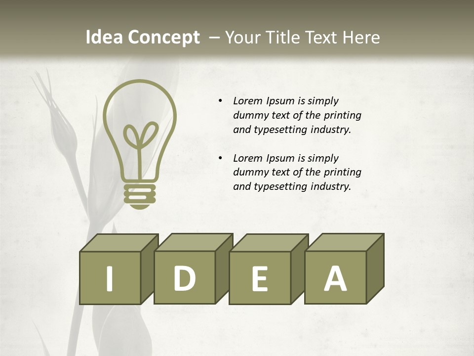 Old Stripes Natural PowerPoint Template