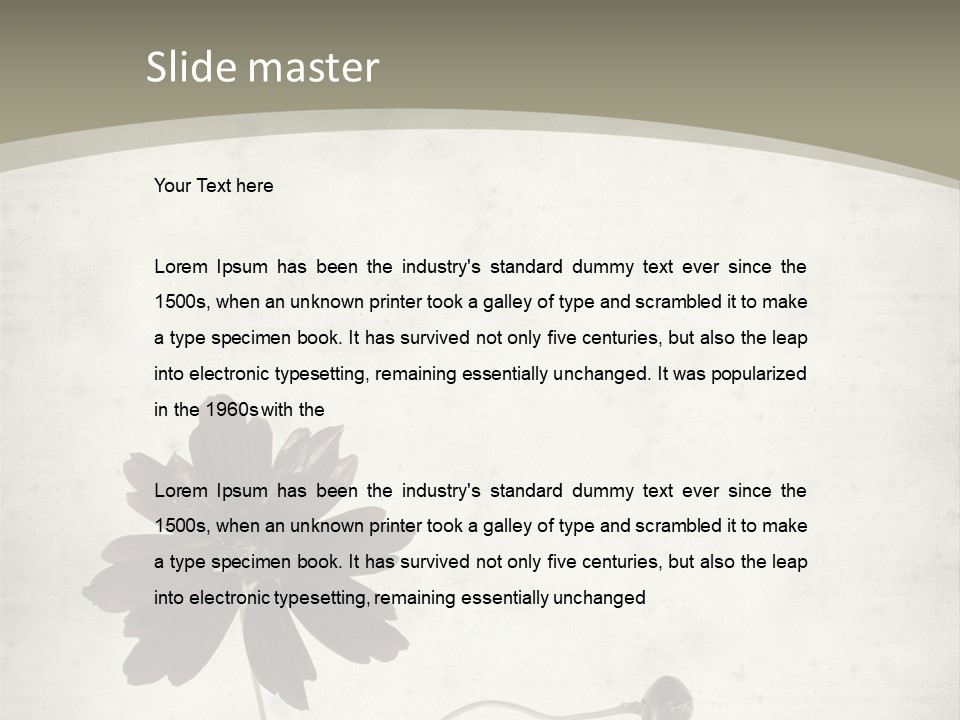 Retro Brown Weathered PowerPoint Template