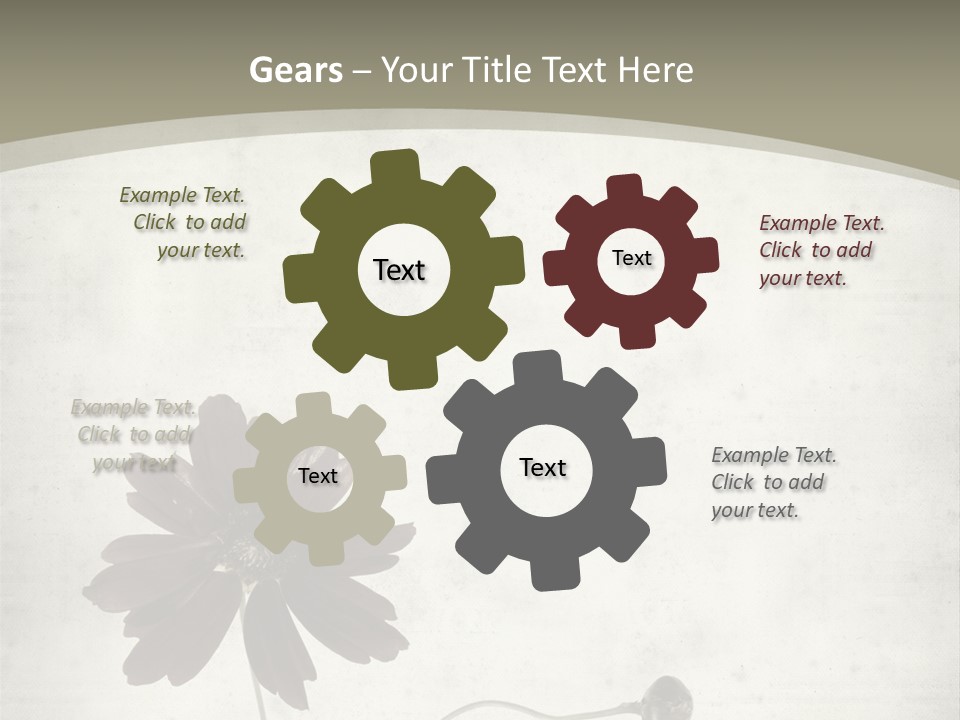 Retro Brown Weathered PowerPoint Template