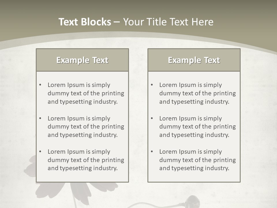 Retro Brown Weathered PowerPoint Template