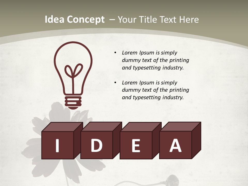 Retro Brown Weathered PowerPoint Template