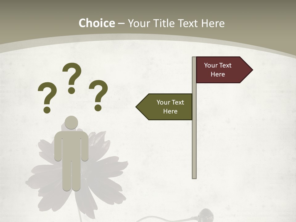 Retro Brown Weathered PowerPoint Template