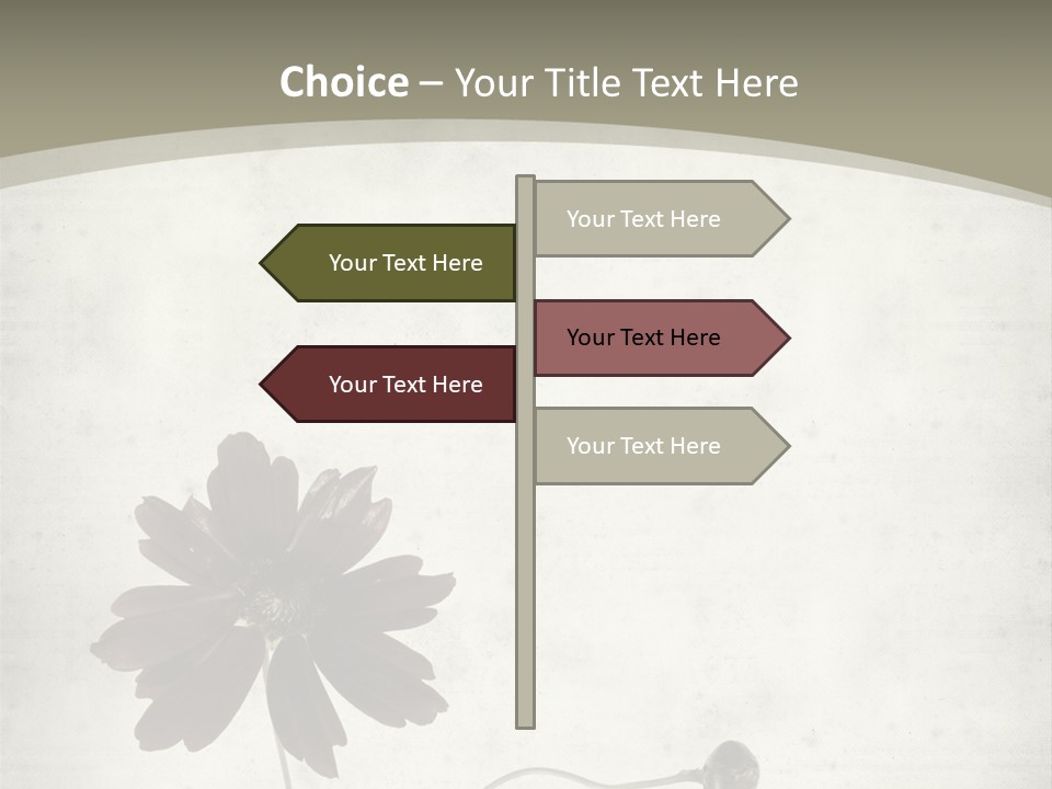 Retro Brown Weathered PowerPoint Template