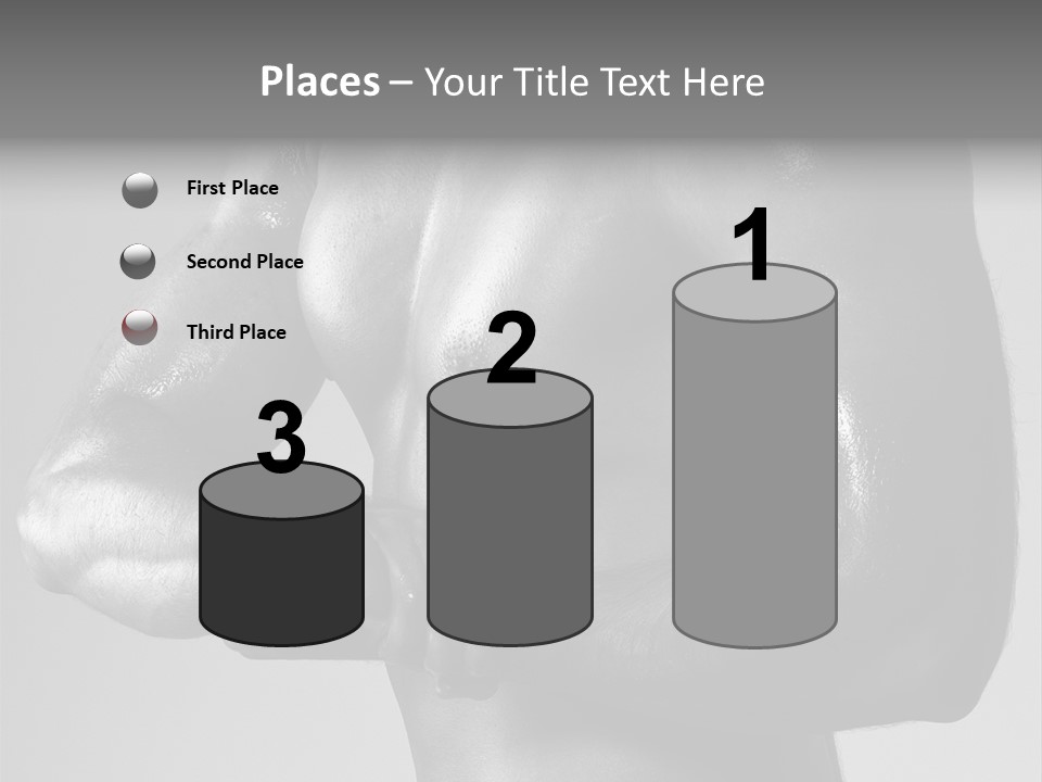 Male Flexing PowerPoint Template