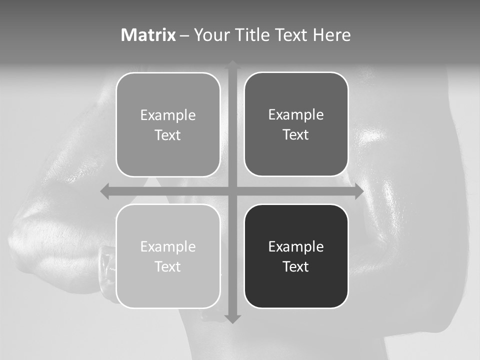 Male Flexing PowerPoint Template