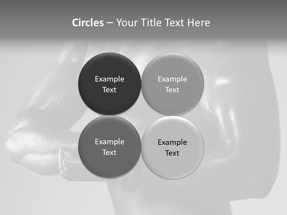 Male Flexing PowerPoint Template