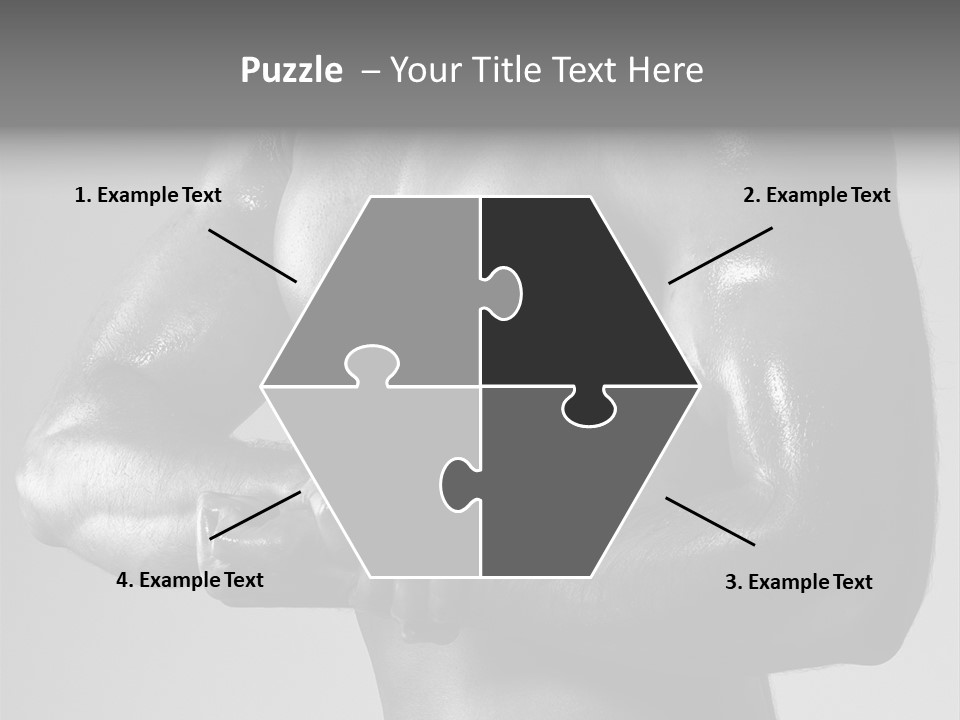 Male Flexing PowerPoint Template