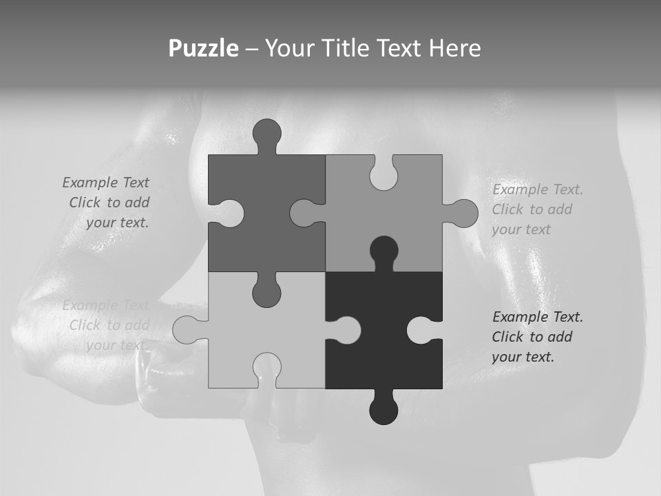 Male Flexing PowerPoint Template