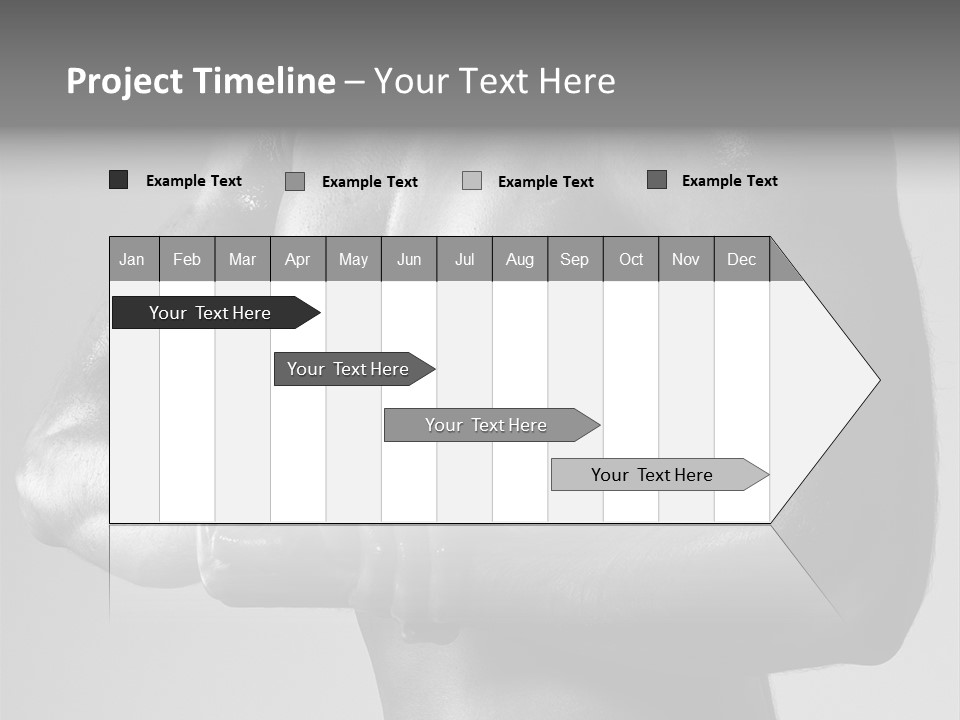 Male Flexing PowerPoint Template