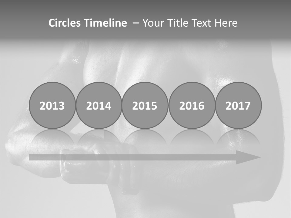 Male Flexing PowerPoint Template