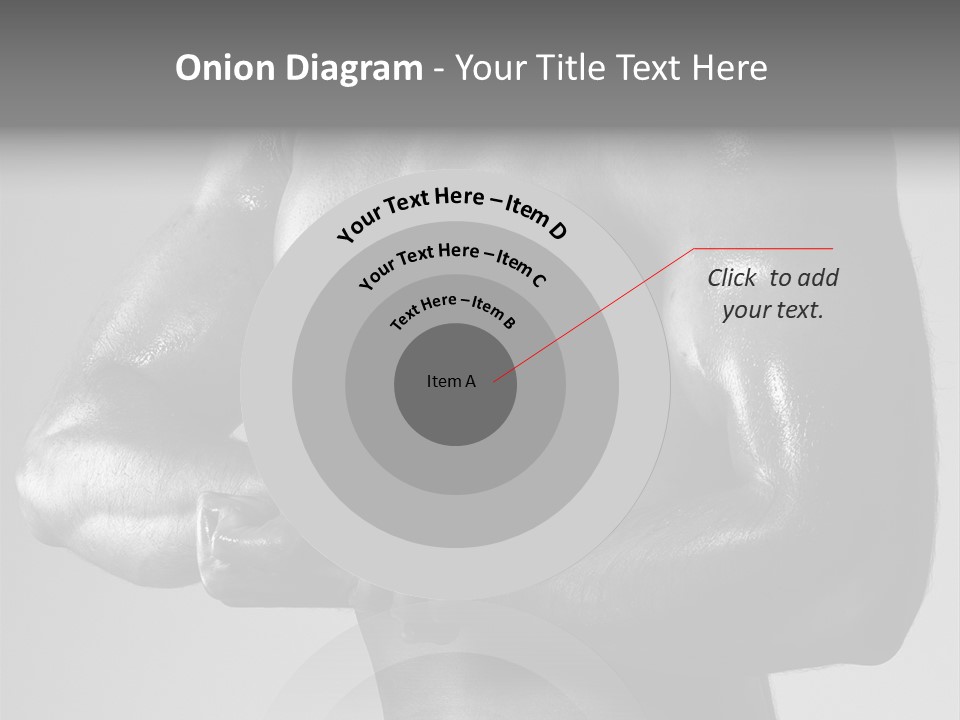 Male Flexing PowerPoint Template