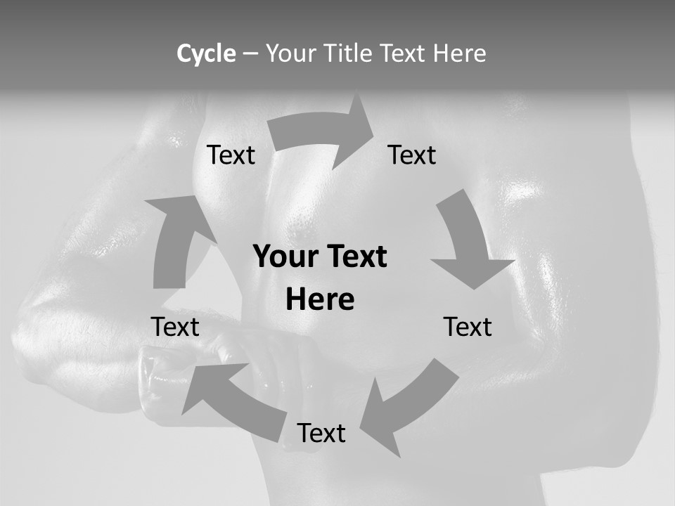 Male Flexing PowerPoint Template