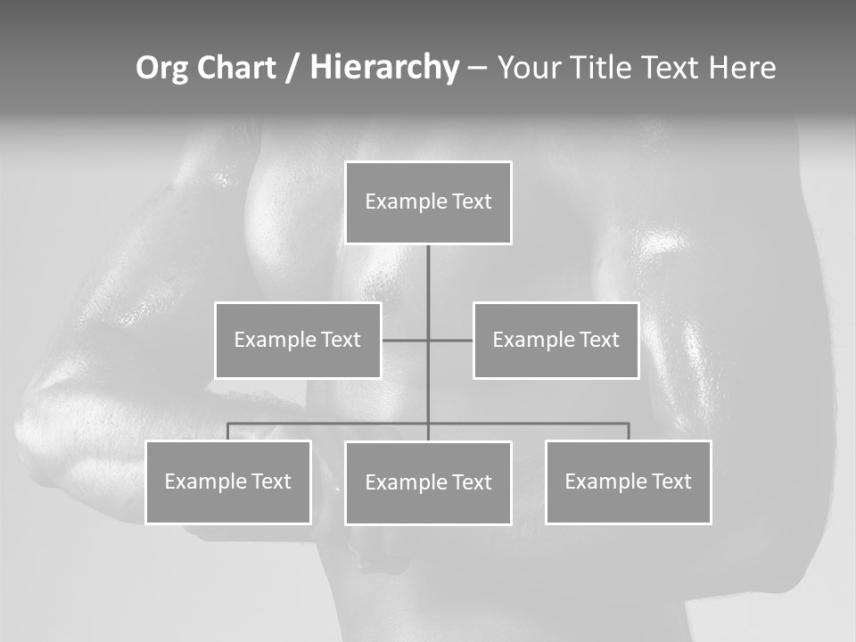 Male Flexing PowerPoint Template