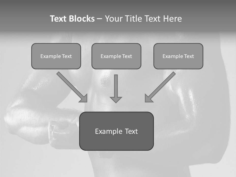 Male Flexing PowerPoint Template