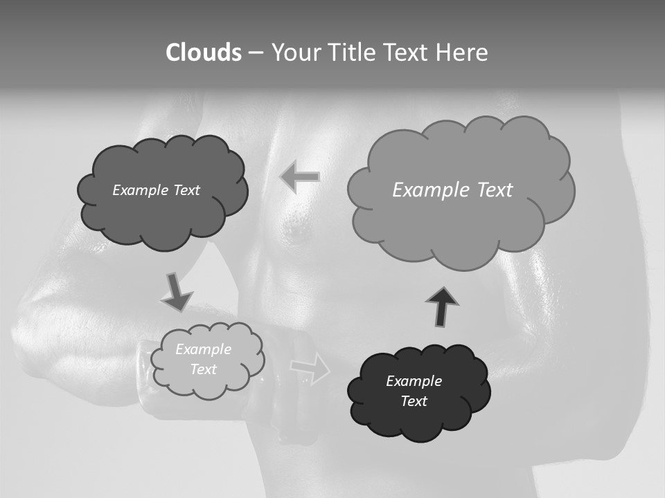 Male Flexing PowerPoint Template