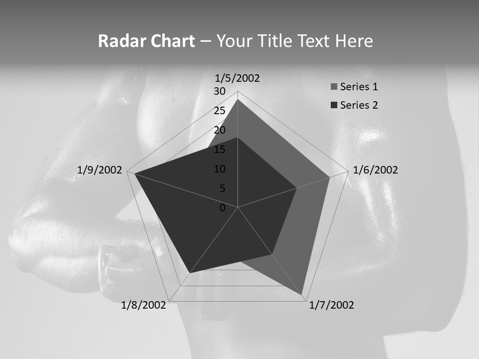 Male Flexing PowerPoint Template