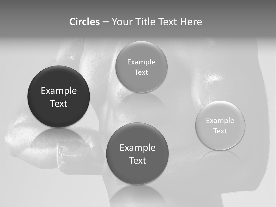 Male Flexing PowerPoint Template