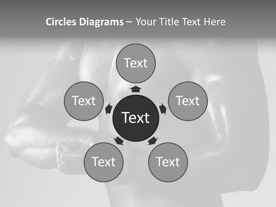 Male Flexing PowerPoint Template