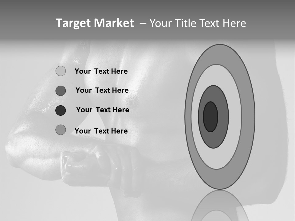 Male Flexing PowerPoint Template