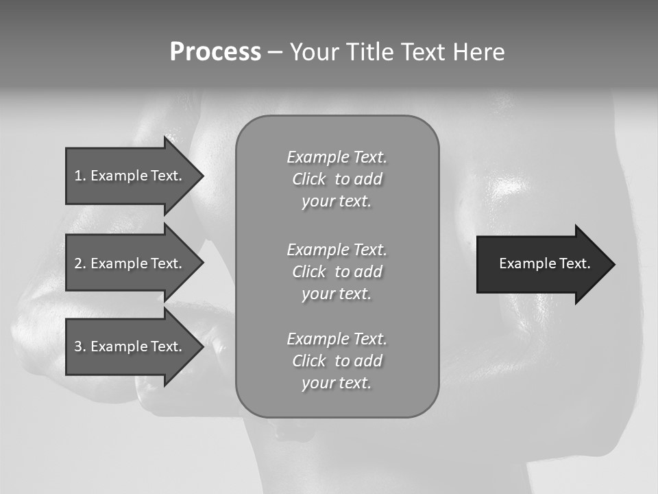 Male Flexing PowerPoint Template