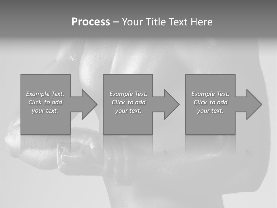 Male Flexing PowerPoint Template